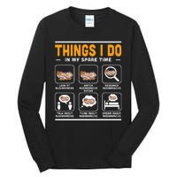 Aquarist Sea Slug Nudibranch Things I Do In My Spare Time Tall Long Sleeve T-Shirt