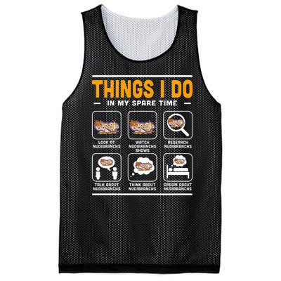 Aquarist Sea Slug Nudibranch Things I Do In My Spare Time Mesh Reversible Basketball Jersey Tank