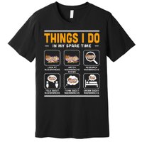 Aquarist Sea Slug Nudibranch Things I Do In My Spare Time Premium T-Shirt