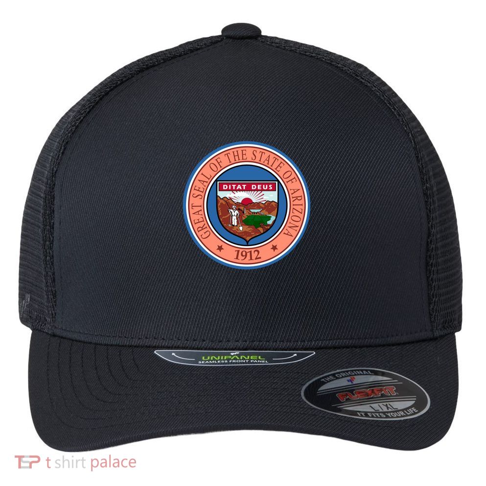 Arizona State Seal Flexfit Unipanel Trucker Cap