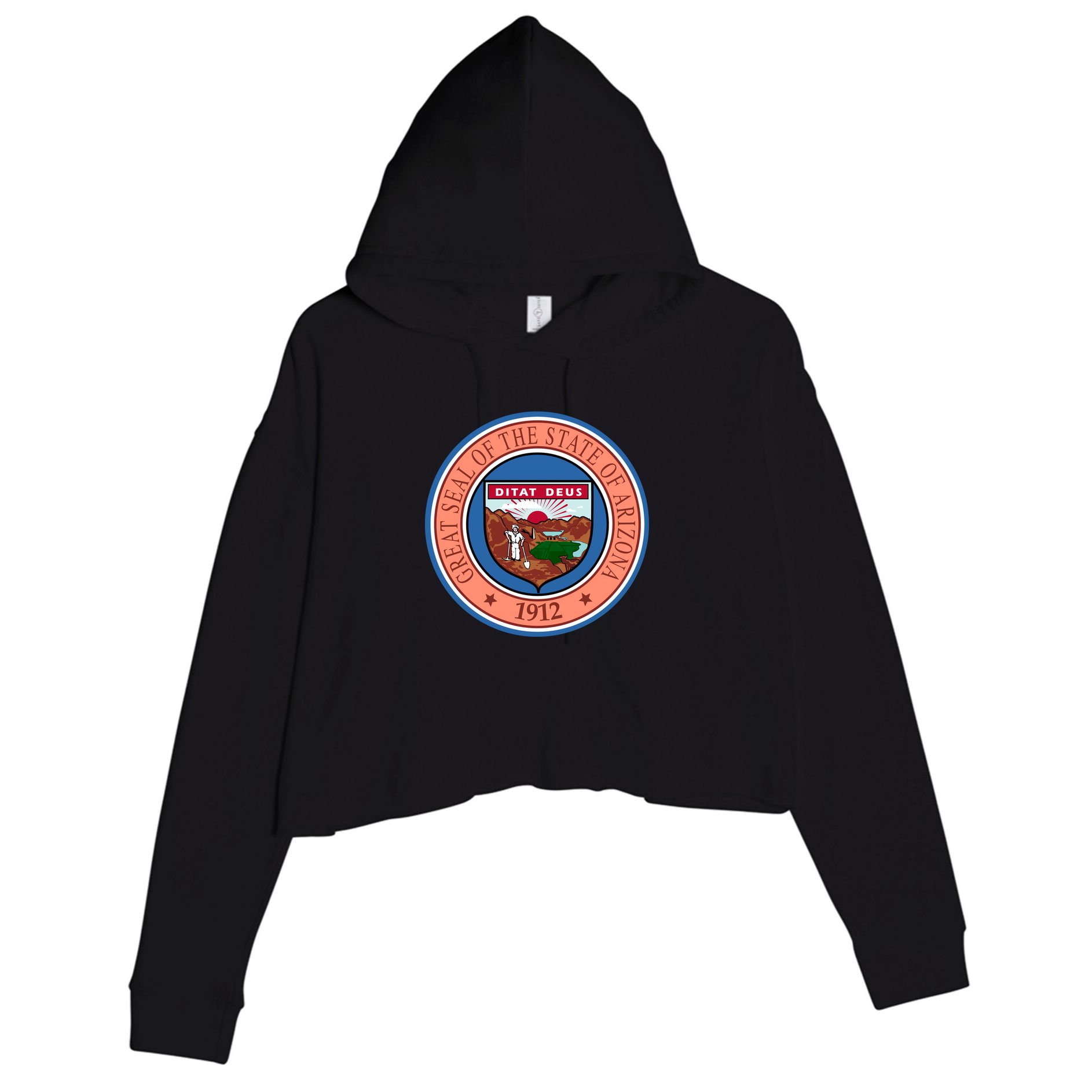 Arizona State Seal Crop Fleece Hoodie