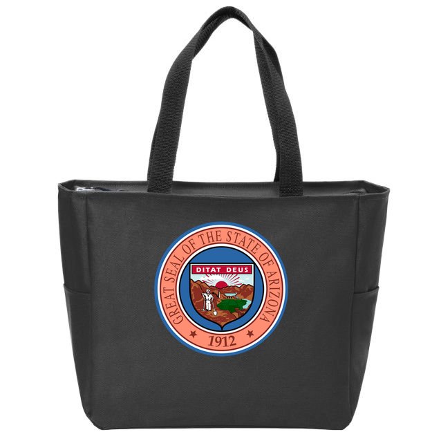 Arizona State Seal Zip Tote Bag