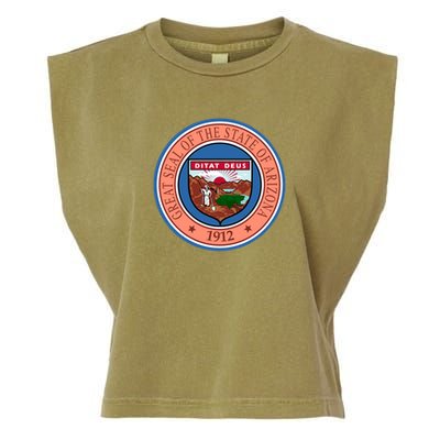 Arizona State Seal Garment-Dyed Women's Muscle Tee