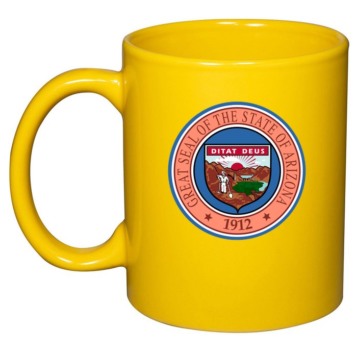 Arizona State Seal 11oz C Handle Ceramic Mug