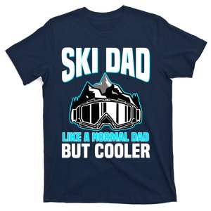 Alpine Ski Slope Downhill Skiing Dad Skier T-Shirt