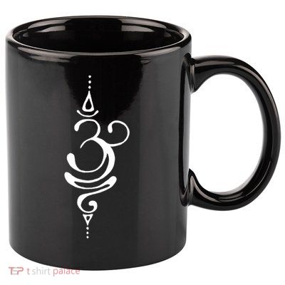 Ancient Sanskrit Symbol For Breathe Inspiration Om Yoga Great Gift 11oz C Handle Ceramic Mug