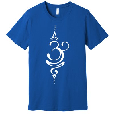 Ancient Sanskrit Symbol For Breathe Inspiration Om Yoga Great Gift Premium T-Shirt