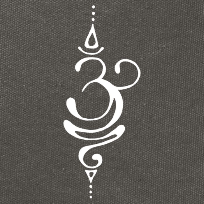 Ancient Sanskrit Symbol For Breathe Inspiration Om Yoga Great Gift Cotton Canvas Backpack