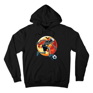 American Soccer Skeleton Halloween Boy Soccer Funny Hoodie