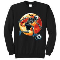 American Soccer Skeleton Halloween Boy Soccer Funny Sweatshirt