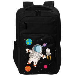 Astronaut Space Science Rocket Ship Gift Impact Tech Backpack