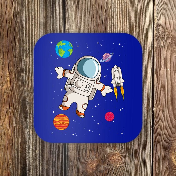 Astronaut Space Science Rocket Ship Gift Coaster