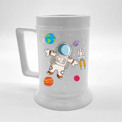 Astronaut Space Science Rocket Ship Gift Beer Stein