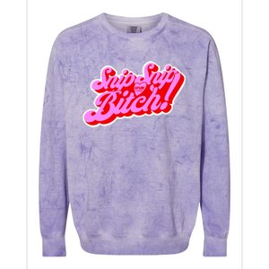 Angeriaqueen Snip Snip Apvm Bitch Limited Colorblast Crewneck Sweatshirt