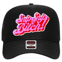 Angeriaqueen Snip Snip Apvm Bitch Limited High Crown Mesh Back Trucker Hat