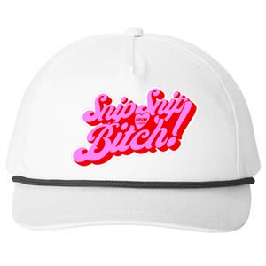 Angeriaqueen Snip Snip Apvm Bitch Limited Snapback Five-Panel Rope Hat