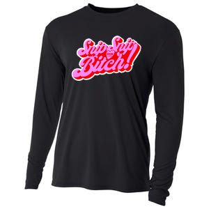 Angeriaqueen Snip Snip Apvm Bitch Limited Cooling Performance Long Sleeve Crew