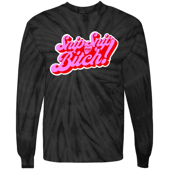 Angeriaqueen Snip Snip Apvm Bitch Limited Tie-Dye Long Sleeve Shirt