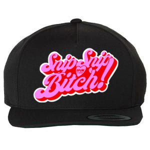 Angeriaqueen Snip Snip Apvm Bitch Limited Wool Snapback Cap