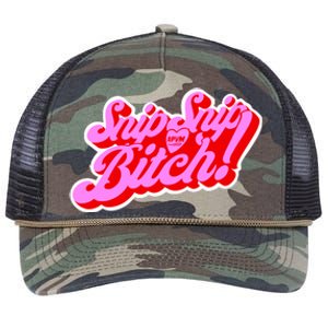 Angeriaqueen Snip Snip Apvm Bitch Limited Retro Rope Trucker Hat Cap