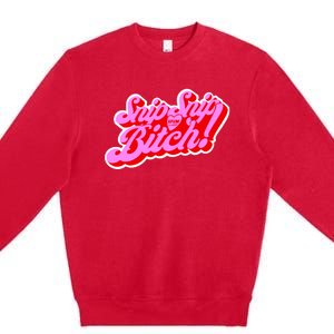 Angeriaqueen Snip Snip Apvm Bitch Limited Premium Crewneck Sweatshirt