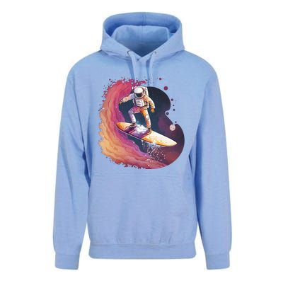 Astronaut Surfing Space Surfer Unisex Surf Hoodie