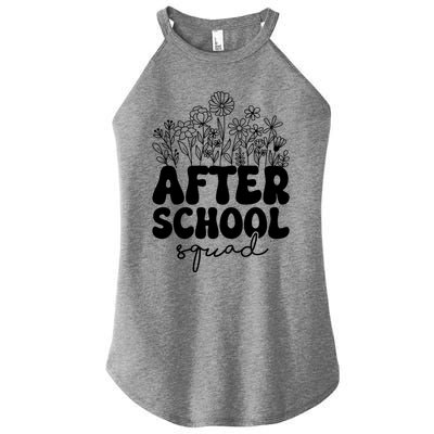 After School Squad Teacher School Worker Teaching Staff Cool Gift Women’s Perfect Tri Rocker Tank