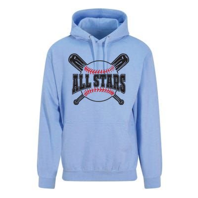 All Stars Softball Baseball Unisex Surf Hoodie