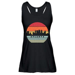 Atlanta Souvenir Shirt. Retro Style USA Skyline Ladies Essential Flowy Tank