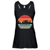 Atlanta Souvenir Shirt. Retro Style USA Skyline Ladies Essential Flowy Tank