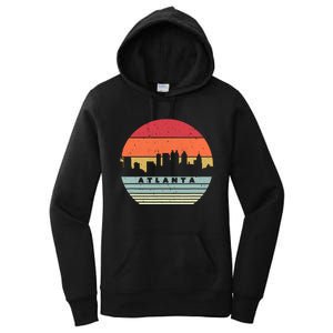 Atlanta Souvenir Shirt. Retro Style USA Skyline Women's Pullover Hoodie