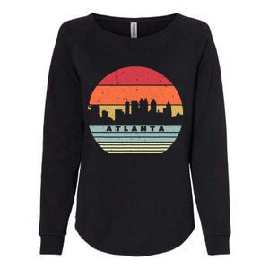 Atlanta Souvenir Shirt. Retro Style USA Skyline Womens California Wash Sweatshirt