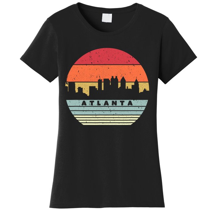 Atlanta Souvenir Shirt. Retro Style USA Skyline Women's T-Shirt