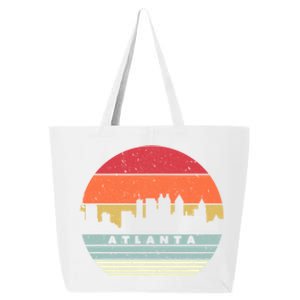 Atlanta Souvenir Shirt. Retro Style USA Skyline 25L Jumbo Tote