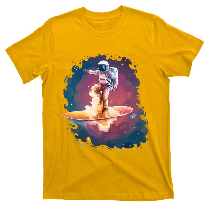 Astronaut Surfing Space Surfer T-Shirt