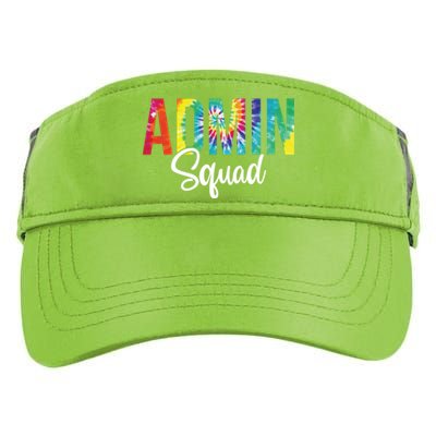 Admin Squad School Admin Assistant Principal Administrator Cool Gift Adult Drive Performance Visor