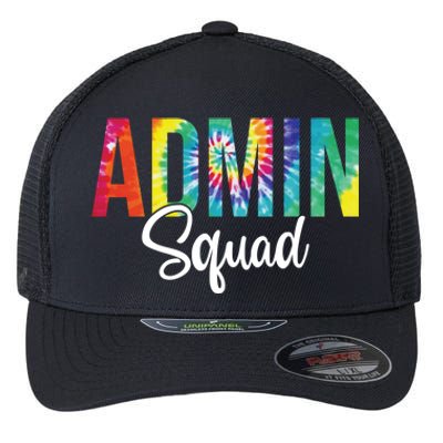 Admin Squad School Admin Assistant Principal Administrator Cool Gift Flexfit Unipanel Trucker Cap