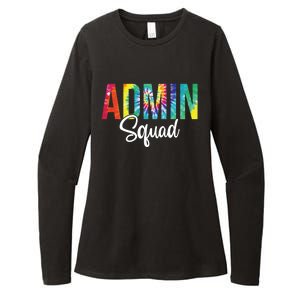 Admin Squad School Admin Assistant Principal Administrator Cool Gift Womens CVC Long Sleeve Shirt