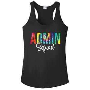 Admin Squad School Admin Assistant Principal Administrator Cool Gift Ladies PosiCharge Competitor Racerback Tank