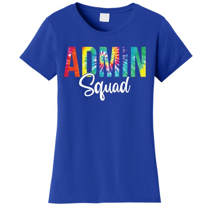 Admin Squad School Admin Assistant Principal Administrator Cool Gift Women's T-Shirt