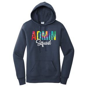 Admin Squad School Admin Assistant Principal Administrator Cool Gift Women's Pullover Hoodie