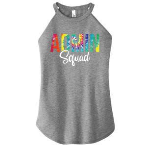 Admin Squad School Admin Assistant Principal Administrator Cool Gift Women's Perfect Tri Rocker Tank