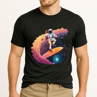 Astronaut Surfing Space Surfer Cooling Performance Crew T-Shirt