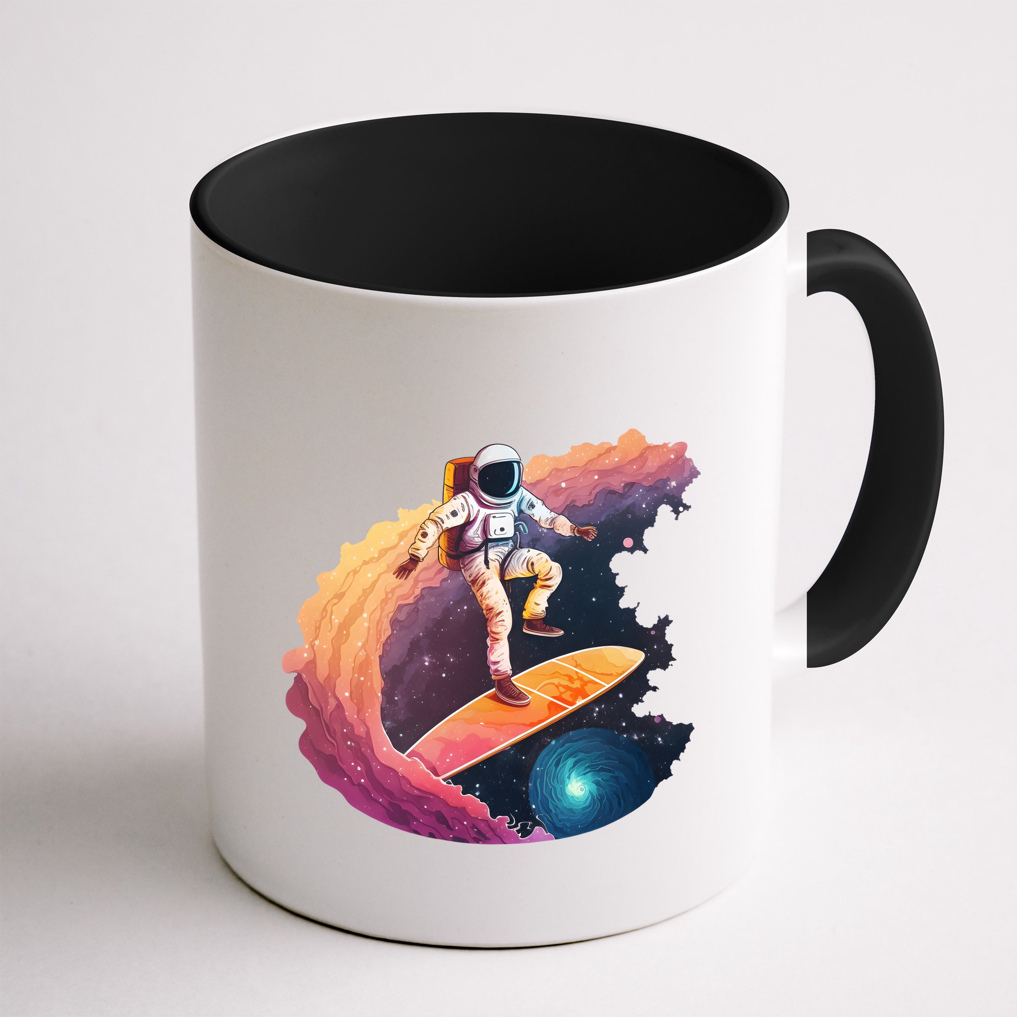 Astronaut Surfing Space Surfer Mug