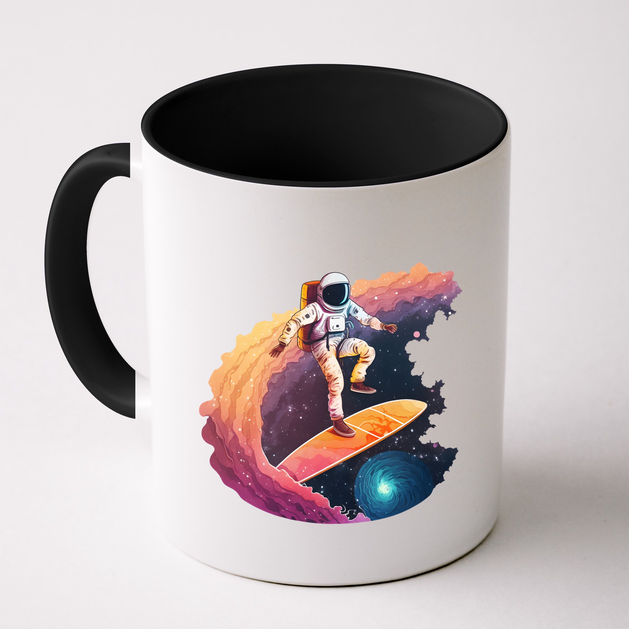 Astronaut Surfing Space Surfer Mug
