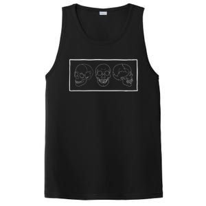 Aesthetic Skulls Soft Grunge Clothes Goth Teen Gift PosiCharge Competitor Tank