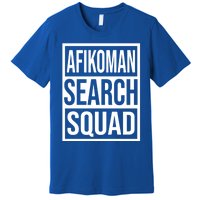 Afiko Search Squad Funny Passover Seder Design Funny Gift Premium T-Shirt