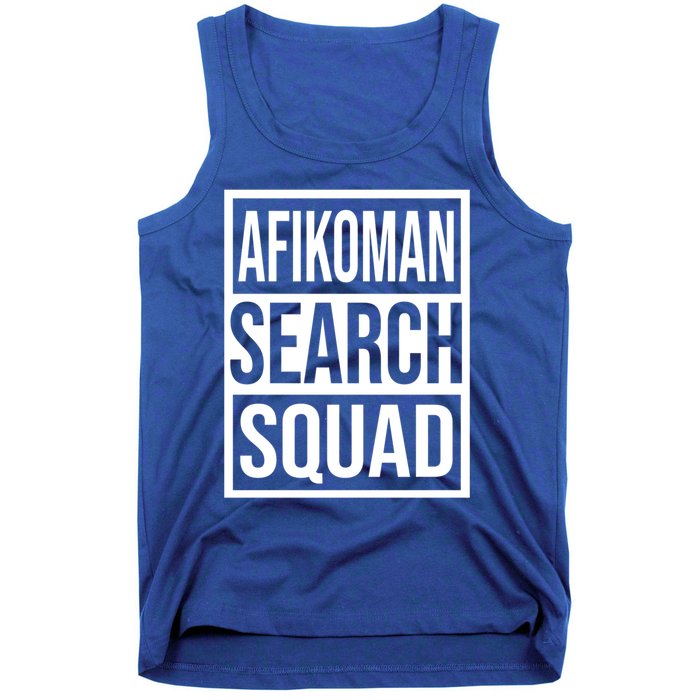 Afiko Search Squad Funny Passover Seder Design Funny Gift Tank Top