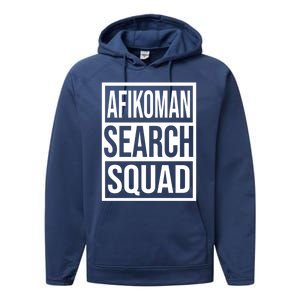 Afiko Search Squad Funny Passover Seder Design Funny Gift Performance Fleece Hoodie