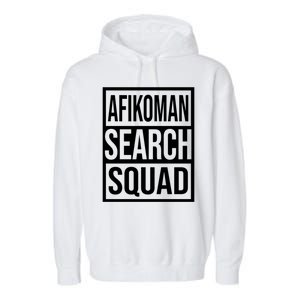 Afiko Search Squad Funny Passover Seder Design Funny Gift Garment-Dyed Fleece Hoodie